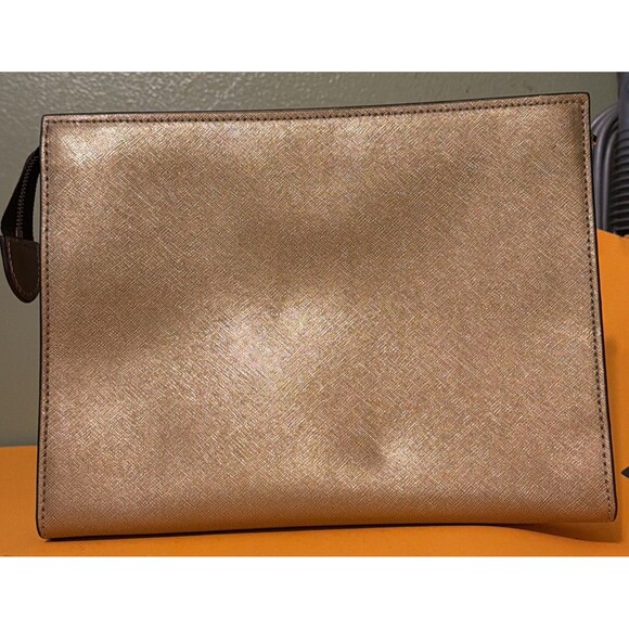 Henri Bendel West 57th Cosmetic Clutch in Rose Gold - Picture 2 of 10